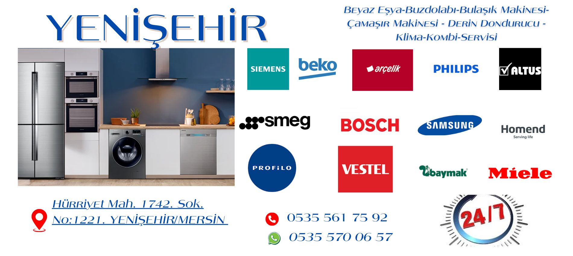 Mersin Yenişehir Beyaz Eşya 